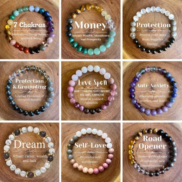 ZHIXUN Armband, Naturstein, Damen und Herren - Bild 1