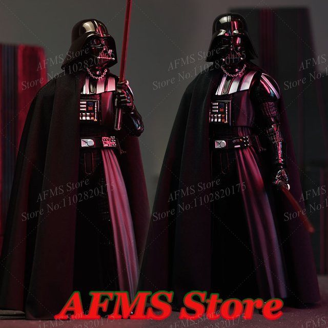 VFun Studio Star Wars Darth Vader Cape, Zubehör, Schwarz, Maßstab 1:12 - Bild 1