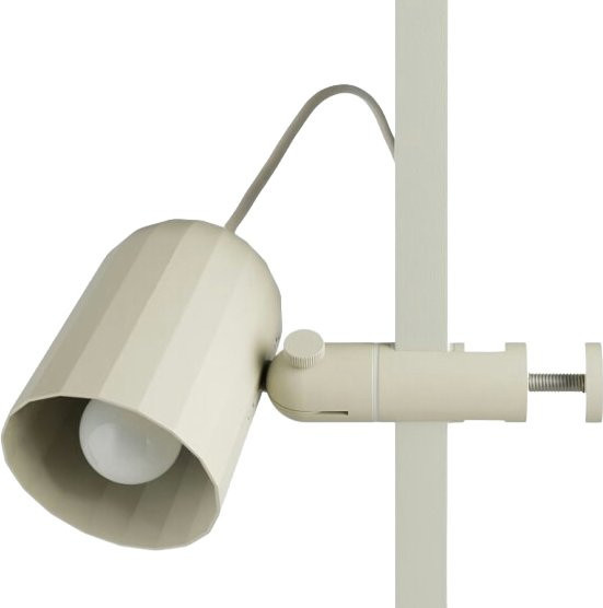 HAY Noc Clip Light Klemmleuchte aus Aluminiumguss in Weiß, verstellbar - Bild 1