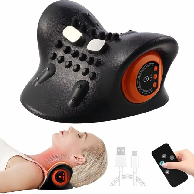 dajiange Beheiztes Nacken-Schulter-Massagekissen, Unisex - Bild 1