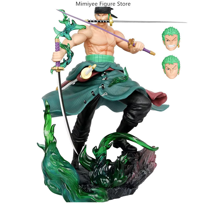 Bandai One Piece Roronoa Zoro Anime-Figur, Modell Statue, 32cm - Bild 2