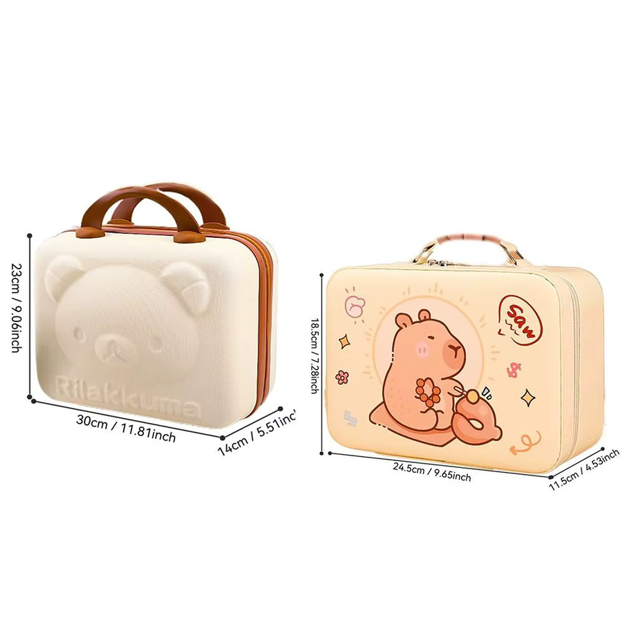 Capybara Briefpapier-Set und Federmäppchen als Geschenkbox für den Schulanfang in Mehrfarbig - Bild 6