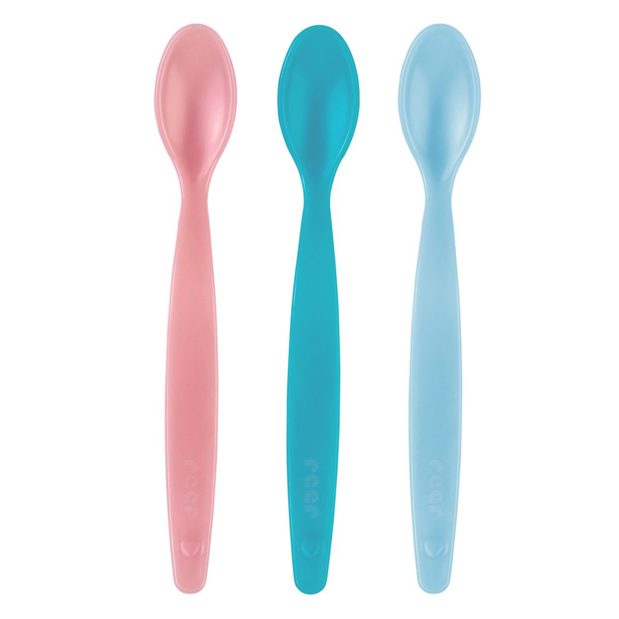 Reer MagicSpoon Wärmesensor-Löffel 3er Pack bunt und ergonomisch - Bild 1