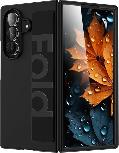 Stoßfeste und ultradünne Handyhülle mit elastischem Armband für Samsung Galaxy Z Fold und S-Serie in Transparent - Bild 1