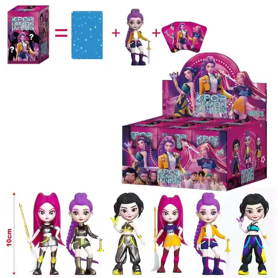 Yiran toy 1 Anime Vinyl Puppe KPop Teufelsjäger Rumi Mira Zoi Charakter Vinyl Maske Überraschungsbox Schmuckstück ab 14 Jahren Bunt / Mehrfarbig - Bild 2