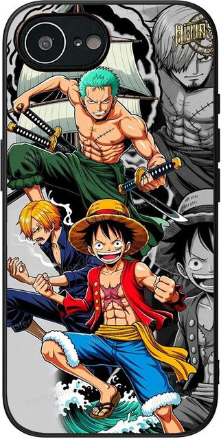 Luffy One Piece Roronoa Zoro Handyhülle für Xiaomi Redmi 15C 15 A5 9A 9C NFC 9T Note 9 8 8T 4G 5G in Multicolour - Bild 1