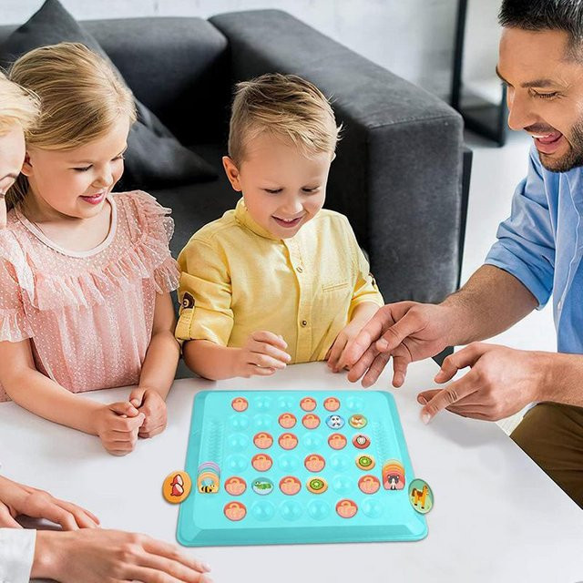 Happy Time For kids Schach Brettspiel für 2 Spieler ab 3 Jahren - Bild 1