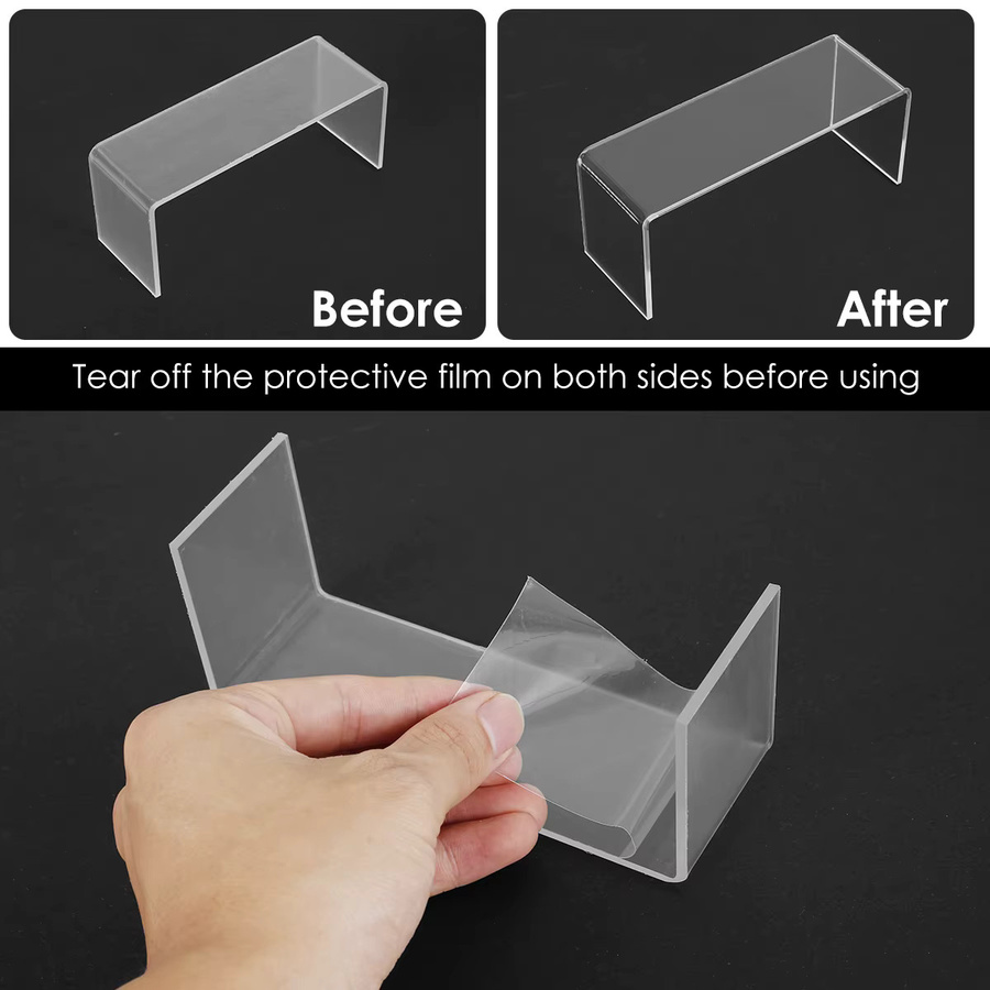 Willstar Acryl Display Stand Multifunktionales Transparentes Mini Modell Lagerungs-Rack für Parfüm Schmuck und Deko Organizer - Bild 3