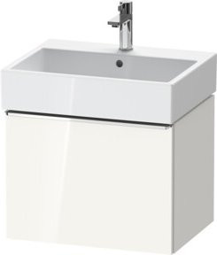 Duravit Waschtischunterschrank D-Neo, Wandhängend, Weiß Hochglanz, B: 58,4 cm, T: 44,2 cm - Bild 1