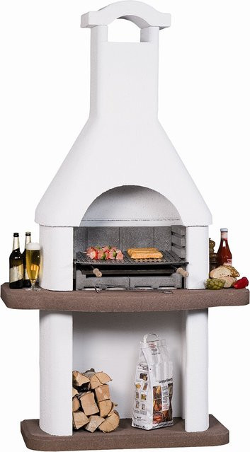 Gartengrillkamin Nr. 7 mit den Maßen B: 195 cm, H: 120 cm und einem Gewicht von 380 kg - Bild 1