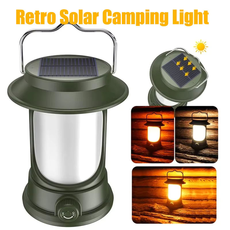 ESMARTER Solar Camping Laterne mit LED, dimmbar, Weiß - Bild 6