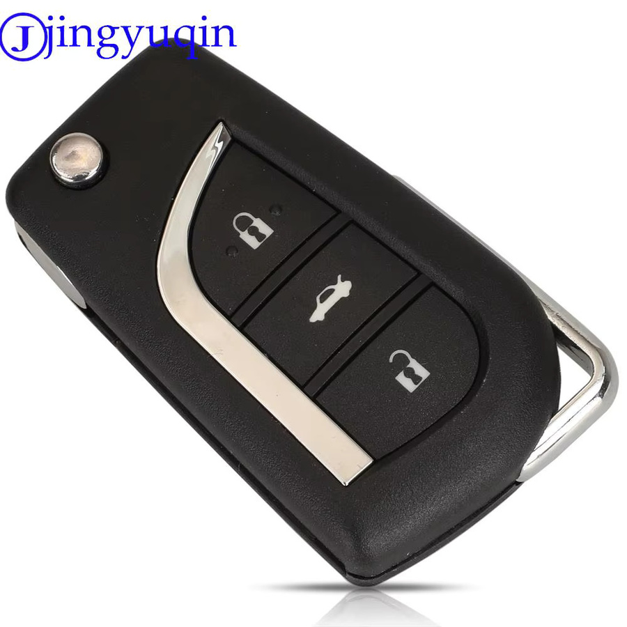 jingyuqin Fernbedienungs-Autoschlüssel für Lexus ES300 FJ GX470 HYQ1512V LX470/570 RX300 GS300 IS200 in Schwarz mit 312MHz und 4D68/4C Chip - Bild 3