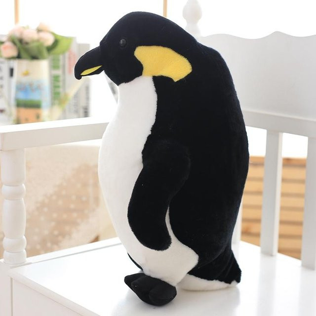 YESFEIER Cartoon Pinguin Plüschtier, schwarz, ab 18 Jahre - Bild 1