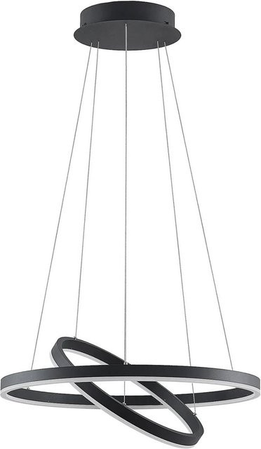 Arcchio Albiona 9939024 LED Pendelleuchte Modern Schwarz aus Metall 2-flammig - Bild 1