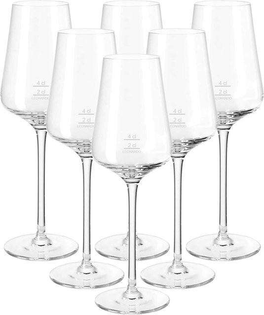 Leonardo Puccini Gastro-Edition Digestifgläser Tumbler Transparent 4 cl 6er Set - Bild 1