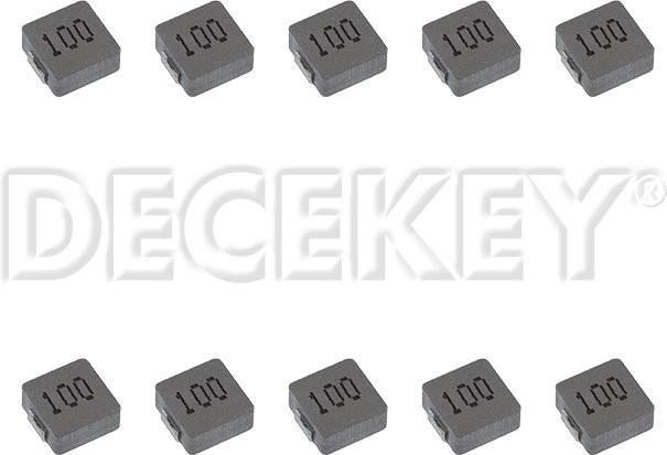 DECEKEY 10 Stück 0630 SMD-Leistungsinduktivitäten in Grau, verschiedene Induktivitätswerte von 1UH bis 47UH - Bild 1