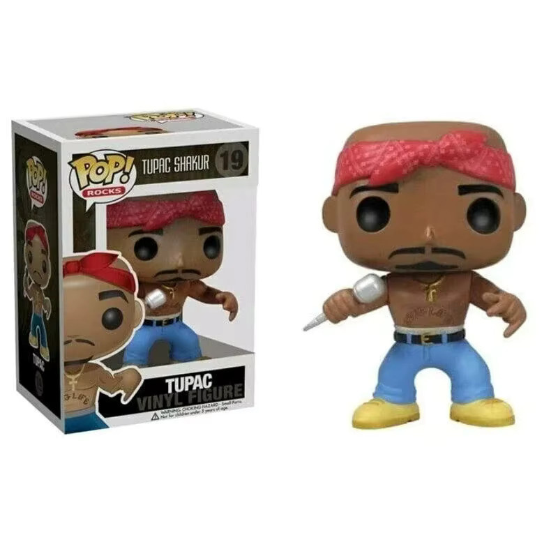 Funko Rapper Stars Tupac 2pac Star # 19 Tupac Shakur # 158, Vinylfigur, ab 3 Jahren - Bild 2