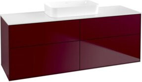 Villeroy & Boch Finion Waschtischunterschrank Peony Matt Weiß, B/T/H: 160 x 60,3 x 50,1 cm - Bild 1