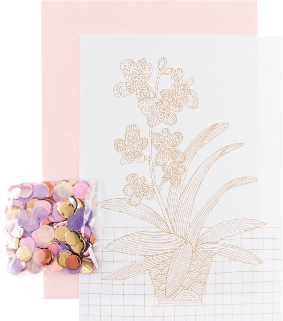Rico Design Paper Poetry Grußkartenset Hygge Orchidee in Mehrfarbig - Bild 1