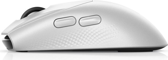 Dell Alienware AW720M Tri-Mode Gaming-Maus mit optischem Sensor, 8 Tasten, Bluetooth, 2,4 GHz und USB, Farbe: White - Bild 1