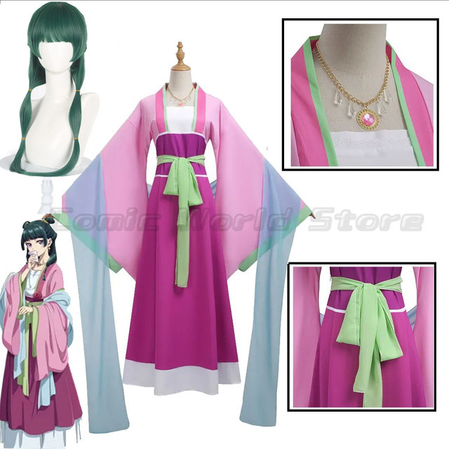 ZOBOTT The Apothecary Mao Mao Cosplay Kostüm Perücke, Rosa, Unisex - Bild 1
