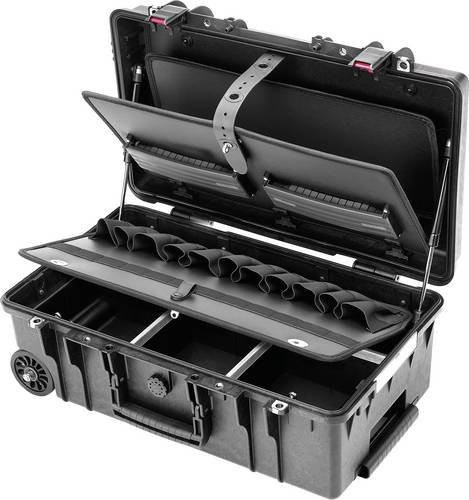 Cimco Gigant-Compact 170098 Universal Trolley-Koffer unbestückt, Schwarz, B/T/H: 60,0 x 37,0 x 25,0 cm - Bild 1