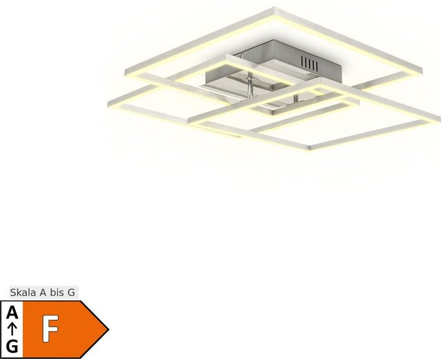 B.K.Licht LED Wand- und Deckenleuchte in Chrom-Alu mit 40W und verstellbarer Funktion - Bild 1