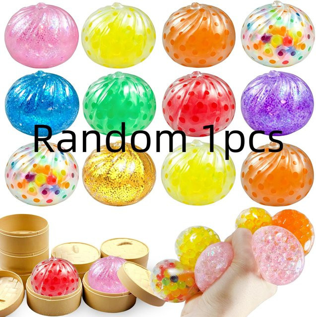 Topmix Dumpling Squishy Stressbälle, Fidget Sensorik Spielzeug, Simulation Essen, Knetspielzeug - Bild 1