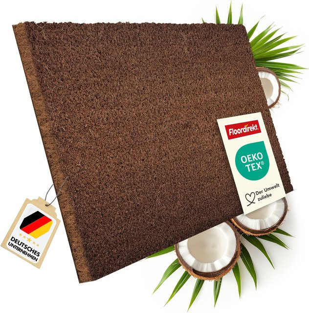 Floordirekt Kokosfußmatte Braun, Höhe: 1,7 cm - Bild 1