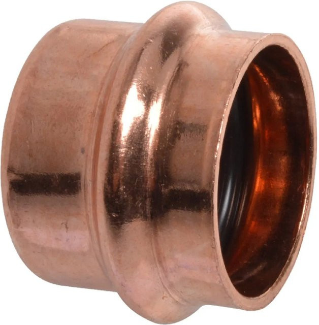 Kirchhoff CU-Endkappe 1 Muffe Blank 28 mm aus Kupfer - Bild 1