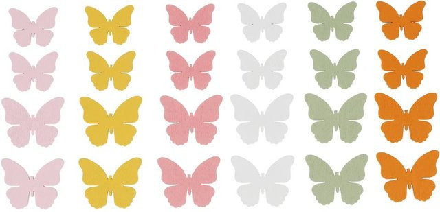 VBS Streuteile Florence Schmetterling in Bunt aus Sperrholz - Bild 1