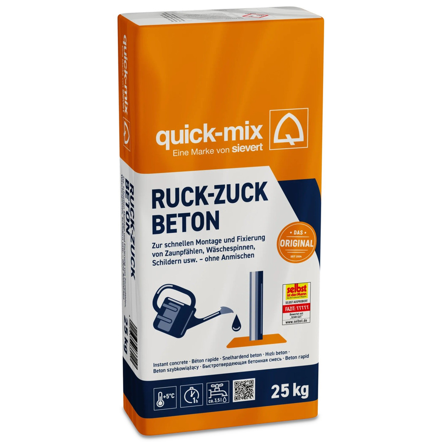 Quick-Mix Mörtel Ruck-Zuck Beton 25 kg - Bild 2