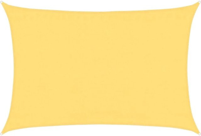 Furnicato Sonnensegel aus HDPE in Beige mit 90% UV-Schutz, Rechteckig, B x T: 3,5 x 4,5 m - Bild 1
