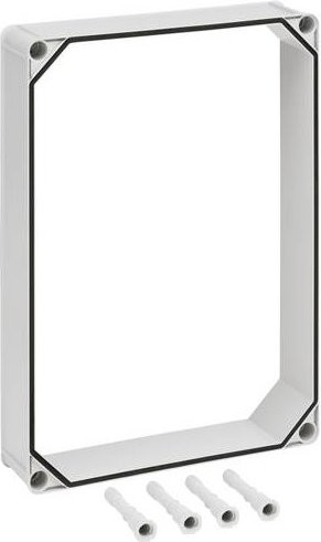 Spelsberg GTi GAR 3 Aufsetzrahmen aus Polycarbonat in Weiß, B: 44,0 cm, H: 7,5 cm, T: 32,0 cm - Bild 1