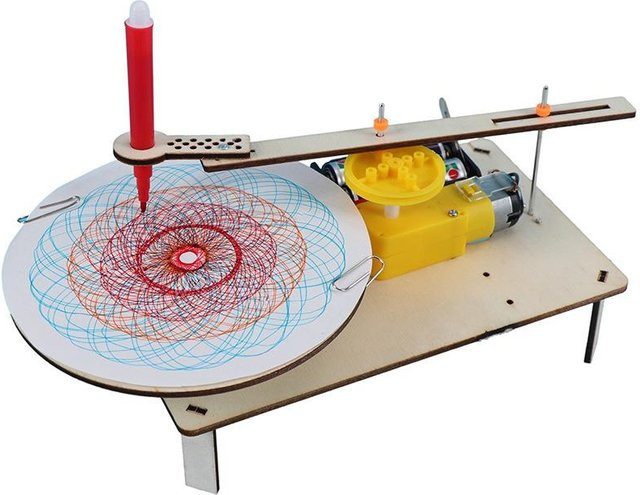 Fashnics Physik Experiment DIY Elektrischer Plotter Holz Modellbausatz - Bild 1