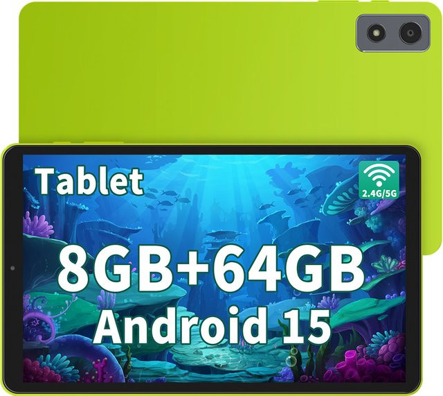 Paitanry Android-Tablet mit 8,68 Zoll Touchscreen, Quad-Core CPU, 64 GB Speicher und 5000 mAh Akku - Bild 1