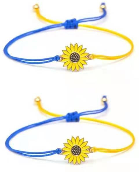 TuiYing001 Armband, Titanstahl, Gelb, Blau, Unisex - Bild 1