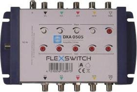 WISI FLEXSWITCH Linienverstärker DXA0505 in Silber für Multischalterkaskaden mit 4xSAT und 1xTERR - Bild 1