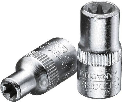 Gedore Steckschlüsseleinsatz TX 20 1/4 Zoll E6 in Silber aus Edelstahl - Bild 1