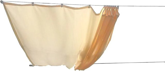 FLORACORD Sonnensegel rechteckig aus Polyester in Weiss, Beige oder Elfenbein, B/T: 270 x 140 cm - Bild 3