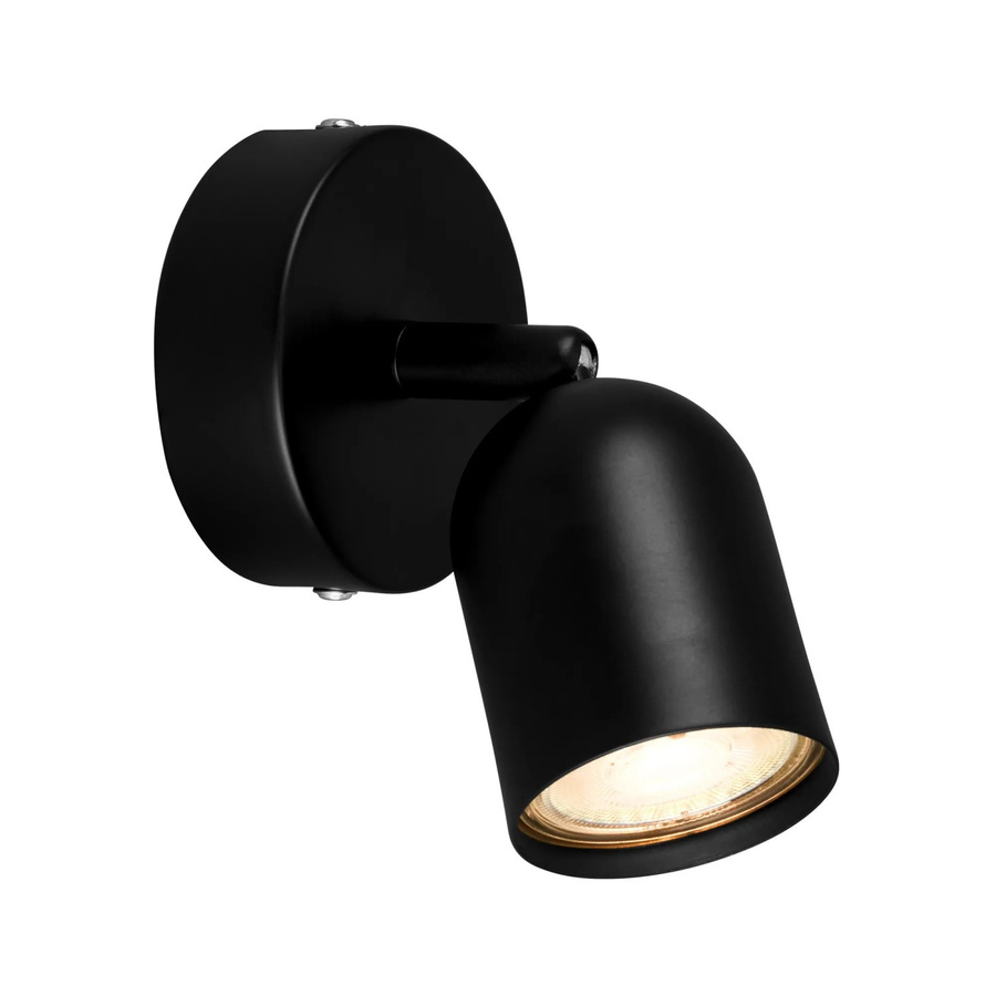 Brilo Wandleuchte Tabo Schwarz schwenkbar mit GU10 Fassung B/T/H: 13 x 8 x 8,5 cm - Bild 2