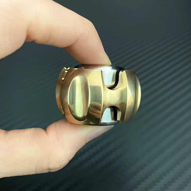 Mine Diary Fidget Spinner, Messing, EDC Fidget Spielzeug - Bild 3