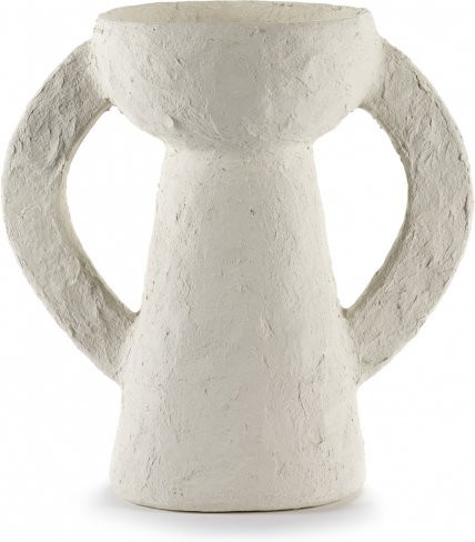 Serax Earth Vase in Weiß aus Pappmaché mit skulpturalem Design für Schnittblumen - Bild 1