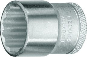 Gedore Steckschlüsseleinsatz 12-kant, 3/8 Zoll Antrieb, 13 mm Weite, silberfarben - Bild 2