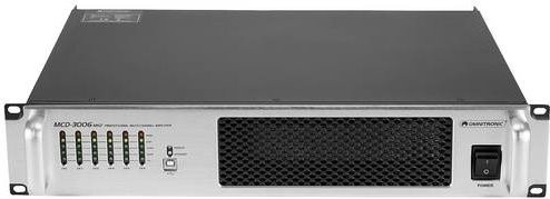 Omnitronic MCD-3006 PA Verstärker in Silber mit 500W RMS Leistung pro Kanal an 4 Ohm - Bild 1