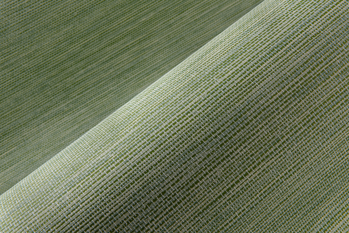 Arte International Wallpaper La Prairie Green Herb Botanisches Motiv aus Vlies und Vinyl in Grün - Bild 1