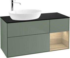 V&B Waschtischunterschrank Finion in Eiche Lackiert, Breite: 120 cm, Tiefe: 50,1 cm, Höhe: 50,1 cm - Bild 1
