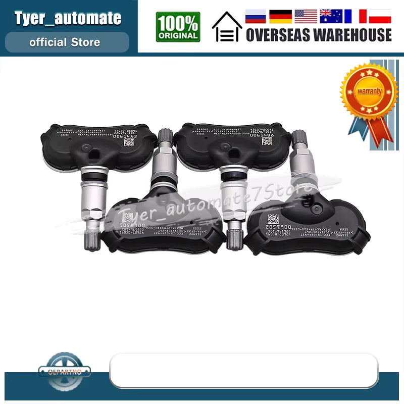 GANGLE Reifendruck Kontrollsensor TPMS 315 MHz für Toyota Highlander RAV4 Sequoia Tundra in Schwarz (42607-0C091) - Bild 2