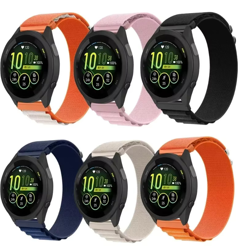 Garmin Uhrenarmband Alpine Loop, Nylon, 22/20 mm, Bunt, Unisex - Bild 4