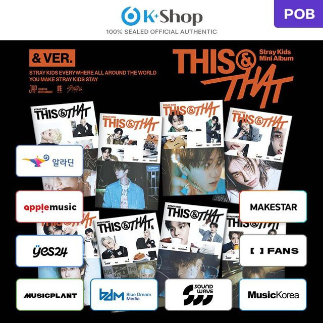 Stray Kids THIS & THAT Album Version Lee Know + Random Multicolor - Bild 1